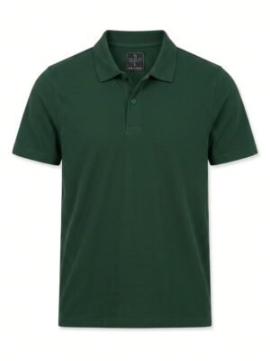 Gents Green safari pollo collar shirts