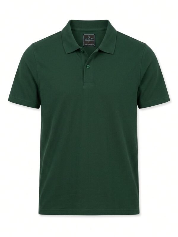 Gents Green safari pollo collar shirts